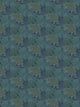 Velvet Leaves Blue and Turquoise Treasured Wallpaper by Boråstapeter