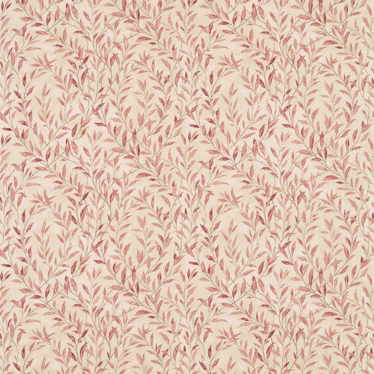 226375 Osier Country Woodland Rosewood/Sepia Fabric by Sanderson