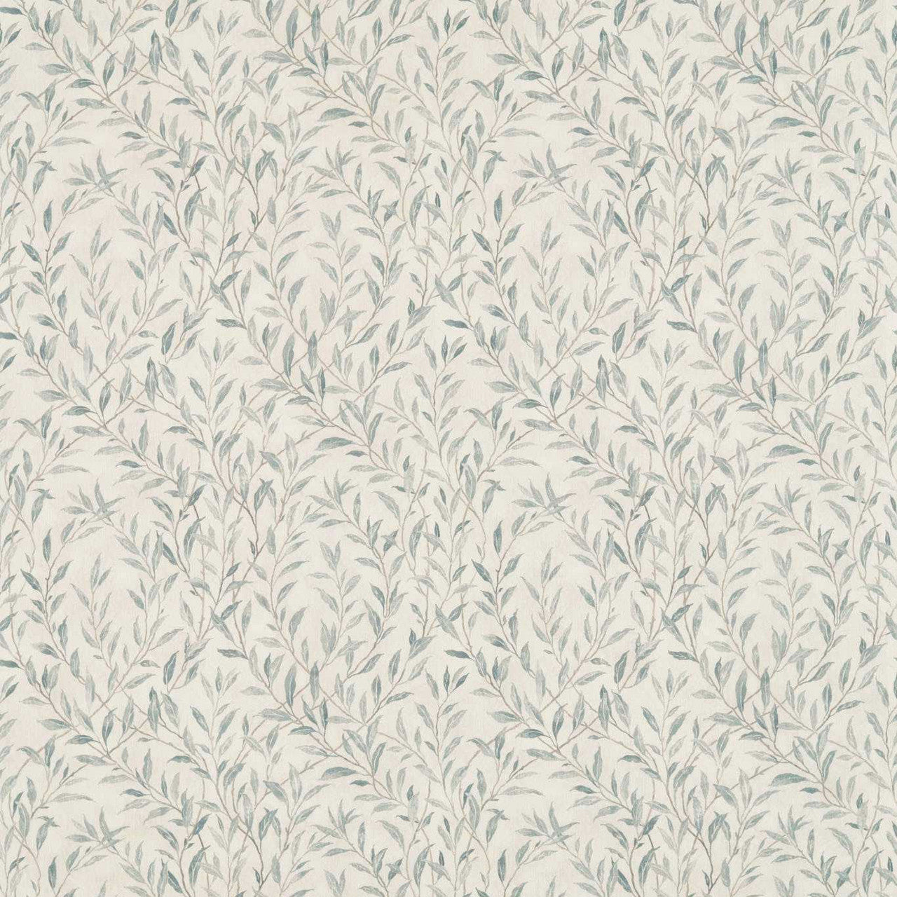 226377 Osier Country Woodland Wedgwood/Silver Fabric by Sanderson