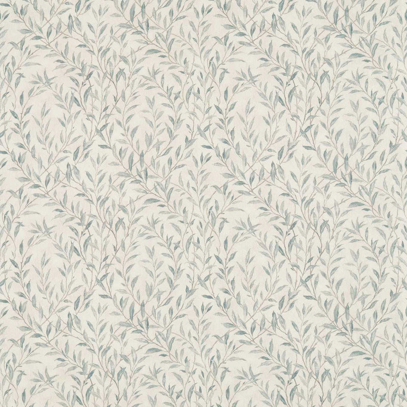 226377 Osier Country Woodland Wedgwood/Silver Fabric by Sanderson