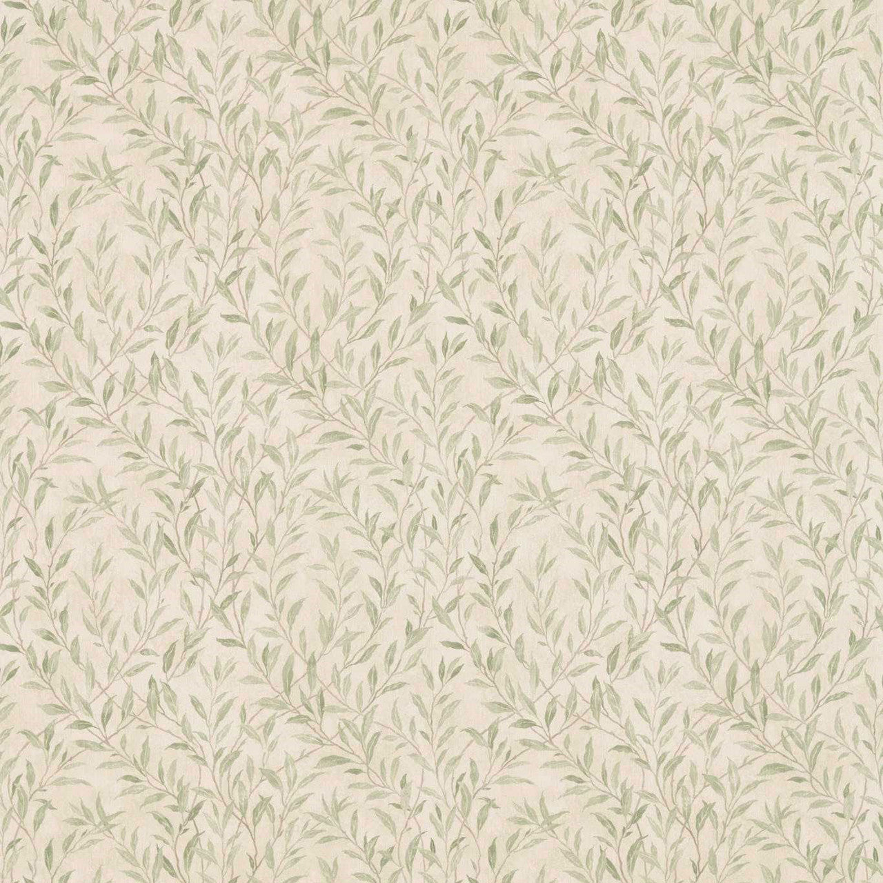 226378 Osier Country Woodland Willow/Cream Fabric by Sanderson