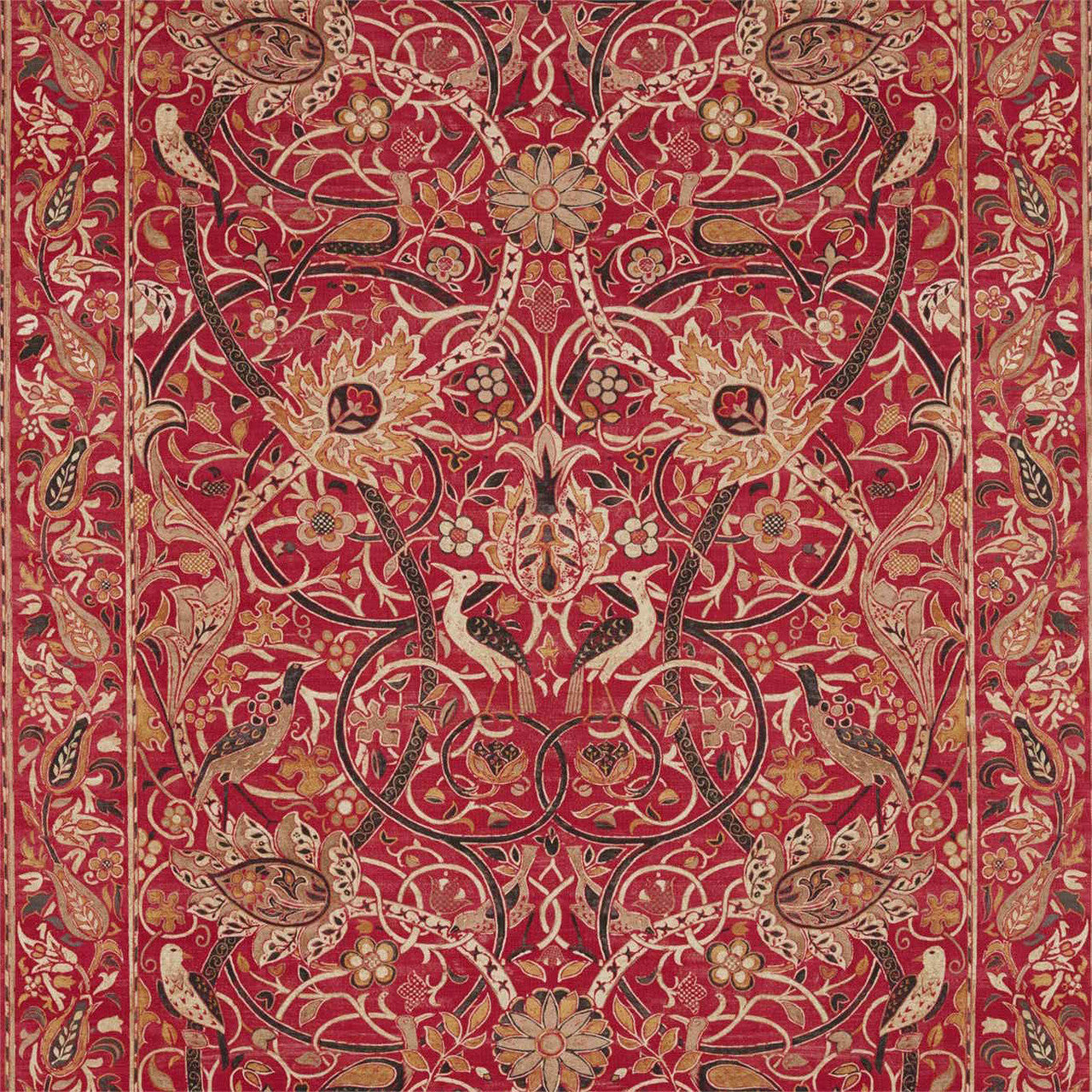 226392 Bullerswood Archive IV The Collector Paprika/Gold Fabric by Morris & Co