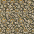Wandle Archive IV The Collector Charcoal/Mustard Fabric by Morris & Co