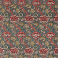 Wandle Archive IV The Collector Indigo/Carmine Fabric by Morris & Co