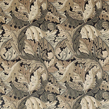 226399 Acanthus Archive IV The Collector Charcoal/Grey Fabric by Morris & Co