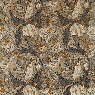 Acanthus Archive IV The Collector Mustard/Grey Fabric by Morris & Co