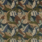 226401 Acanthus Archive IV The Collector Slate Blue/Thyme Fabric by Morris & Co