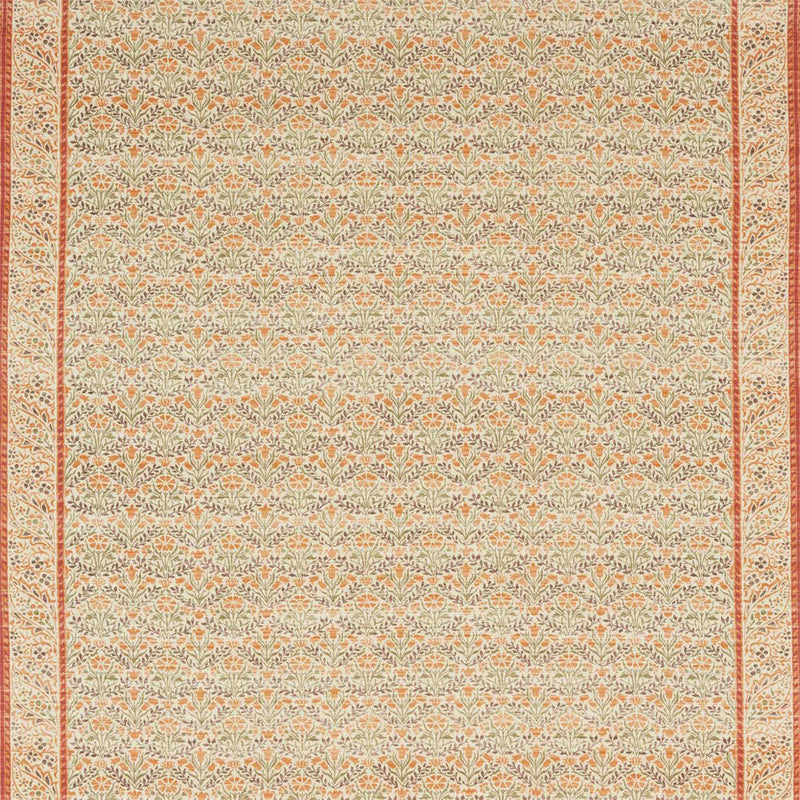 226402 Morris Bellflowers Archive IV The Collector Saffron/Olive Fabric by Morris & Co