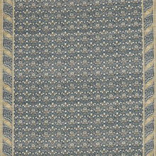 226403 Morris Bellflowers Archive IV The Collector Indigo/Sage Fabric by Morris & Co