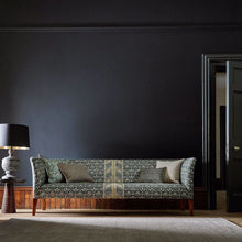 226403 Morris Bellflowers Archive IV The Collector Indigo/Sage Fabric by Morris & Co