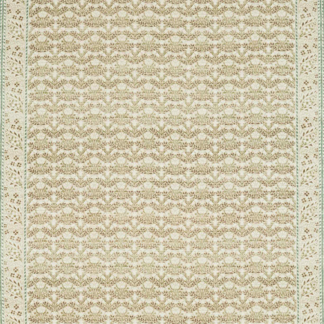 226404 Morris Bellflowers Archive IV The Collector Fennel/Grey Fabric by Morris & Co