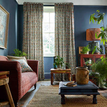 226406 Little Chintz Archive IV The Collector Blue/Fennel Fabric by Morris & Co