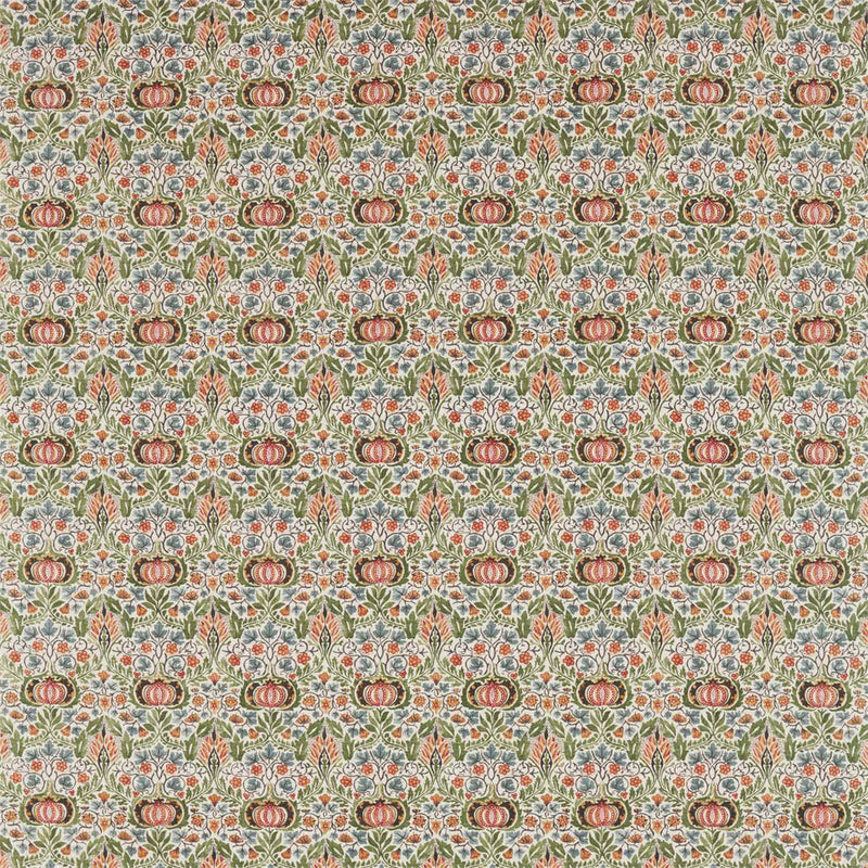 226408 Little Chintz Archive IV The Collector Olive/Ochre Fabric by Morris & Co