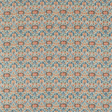 226409 Little Chintz Archive IV The Collector Teal/Saffron Fabric by Morris & Co