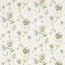 226421 Thistle Garden Embleton Bay Mist/Pebble Fabric by Sanderson