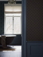 2264 Golden Trellis Brown Wallpaper by Boråstapeter