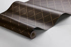 Golden Trellis Brown Treasured Wallpaper by Boråstapeter