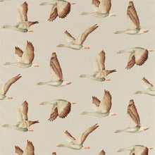 226518 Elysian Geese Elysian Briarwood/Linen Fabric by Sanderson
