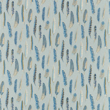 226523 Lismore Elysian Indigo/Silver Fabric by Sanderson