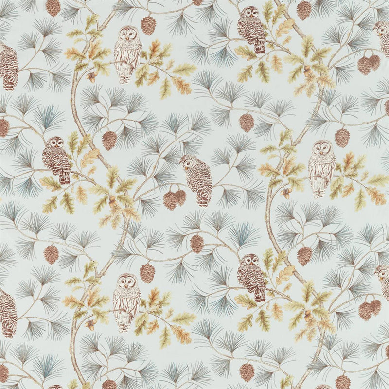 226526 Owlswick Elysian Whitstable Blue Fabric by Sanderson