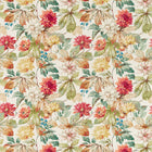 226531 Dahlia and Rosehip Elysian Briarwood/Russet Fabric by Sanderson
