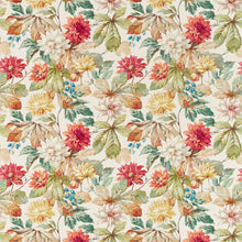 226531 Dahlia and Rosehip Elysian Briarwood/Russet Fabric by Sanderson