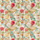 Dahlia and Rosehip Elysian Briarwood/Russet Fabric by Sanderson