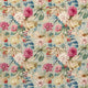 Dahlia and Rosehip Velvets Elysian Mulberry/Grey Fabric by Sanderson