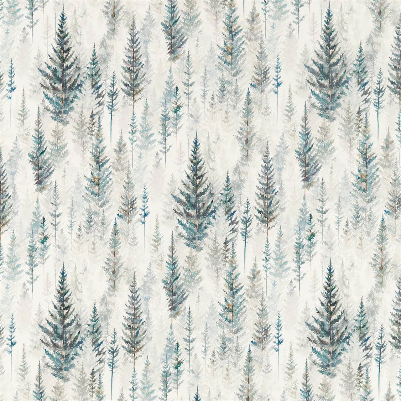 226534 Juniper Pine Elysian Pine Forest Fabric by Sanderson