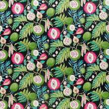 226560 Jackfruit Glasshouse Tropical/Ink Fabric by Sanderson
