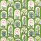 Terrarium Glasshouse Botanical Green Fabric by Sanderson