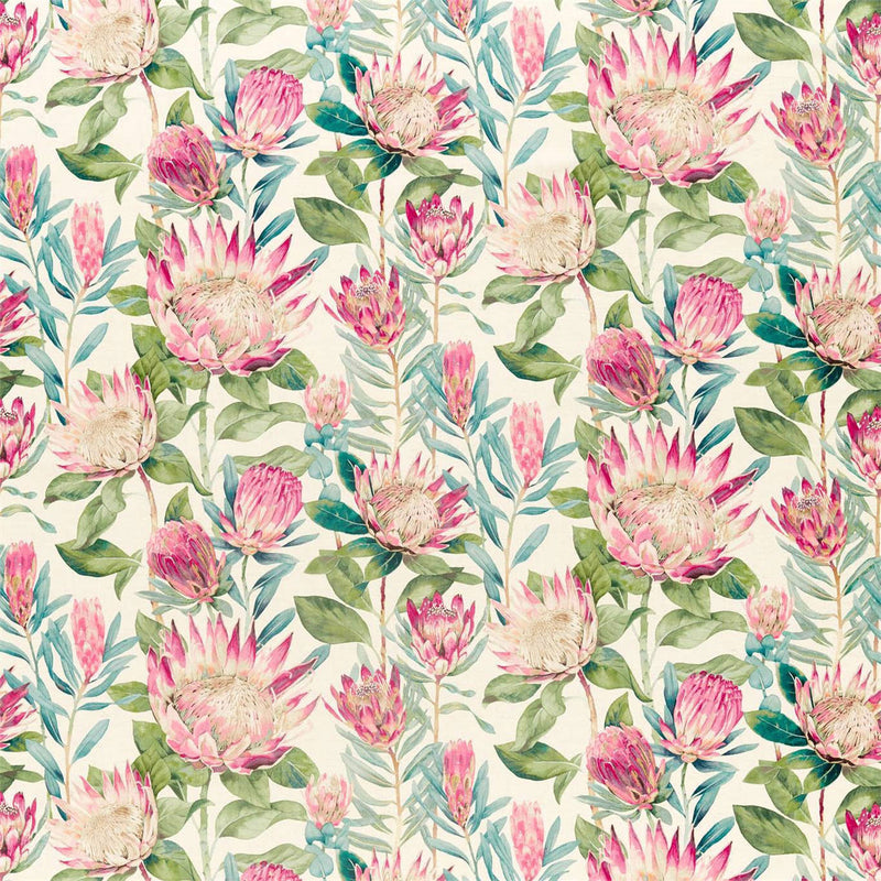 226573 King Protea Glasshouse Rhodera Fabric by Sanderson