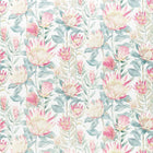 226574 King Protea Glasshouse Orchid/Grey Fabric by Sanderson