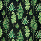 226577 Fernery Glasshouse Botanical Green/Charcoal Fabric by Sanderson
