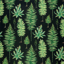 226577 Fernery Glasshouse Botanical Green/Charcoal Fabric by Sanderson