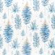 Fernery Glasshouse China Blue Fabric by Sanderson