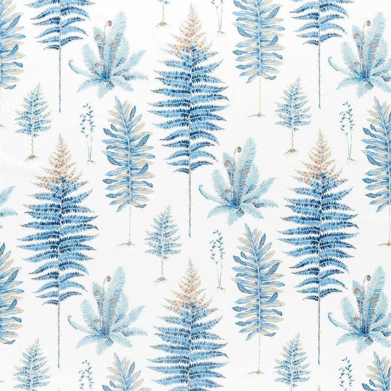 226580 Fernery Glasshouse China Blue Fabric by Sanderson