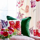 226583 Tulipomania Glasshouse Tulipomania Botanical Fabric by Sanderson