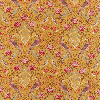 Seasons by May Melsetter Saffron Fabric by Morris & Co
