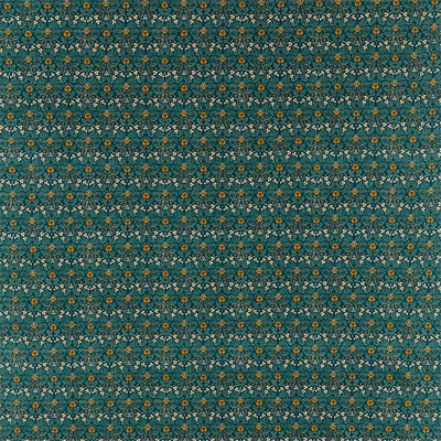 Eye Bright Melsetter Teal Fabric by Morris & Co