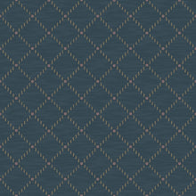 2265 Golden Trellis Blue Wallpaper by Boråstapeter