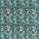 Wilhelmina Melsetter Teal Fabric by Morris & Co
