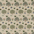 Orchard Compilation Forest/Indigo Fabric by Morris & Co