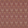 Snakeshead Compilation Claret/Gold Fabric by Morris & Co