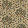 Kelmscott Tree Compilation Forest/Gold Fabric by Morris & Co