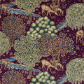 The Brook Compilation Tapestry Red Fabric by Morris & Co