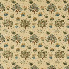 226706 Orchard Compilation Olive/Gold Fabric by Morris & Co