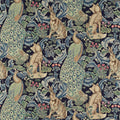 Forest Compilation Indigo Fabric by Morris & Co