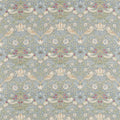 Strawberry Thief Compilation Slate/Velluml Fabric by Morris & Co