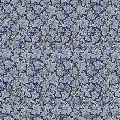 Bramble Compilation Indigo/Mineral Fabric by Morris & Co